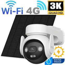Bevielė IP stebėjimo kamera IMOU AOV PT 4G + WiFi, 10000mAh