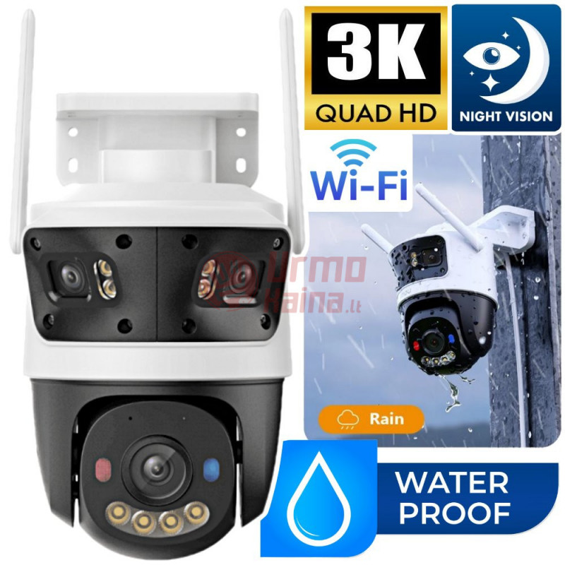 IP stebėjimo kamera IMOU Cruiser Triple, 3+3+5MP Wi-Fi