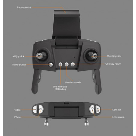 Dronas Syma Z6 PRO 4K GPS