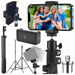 Teleskopinis trikojis stovas telefonui SM1 210 cm