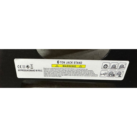 Atramų komplektas 2 vnt. 370-610 mm, 6T