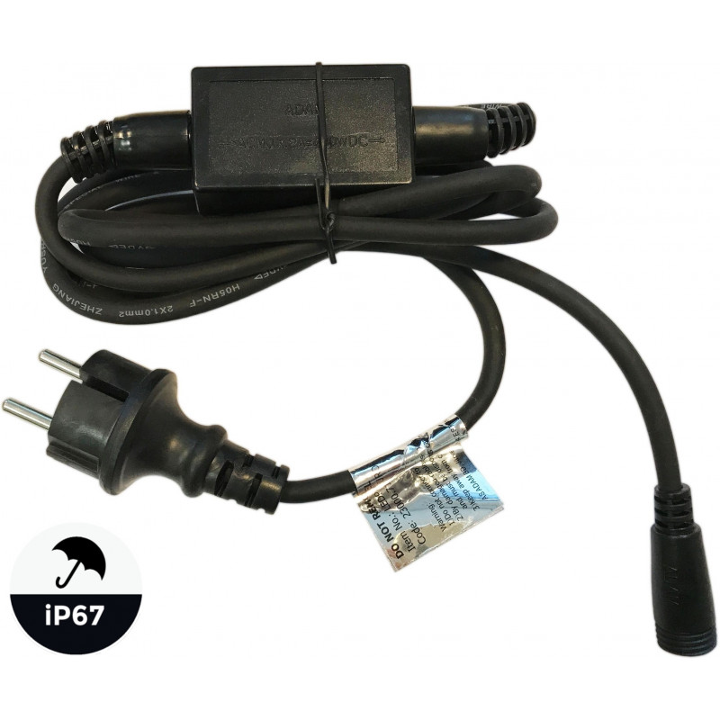 Maitinimo laidas PRO PLIUS CL8 IP67 girliandoms