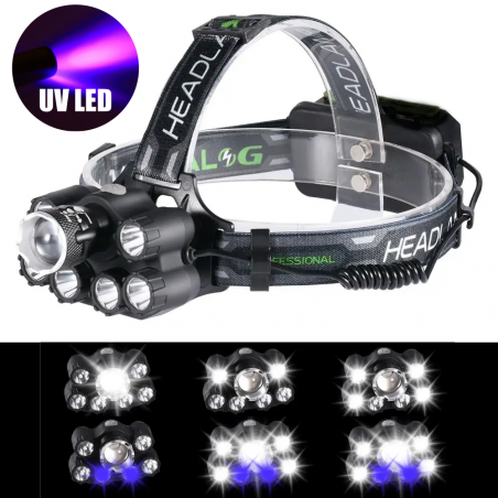 Prožektorius ant galvos X13 with Blue LED