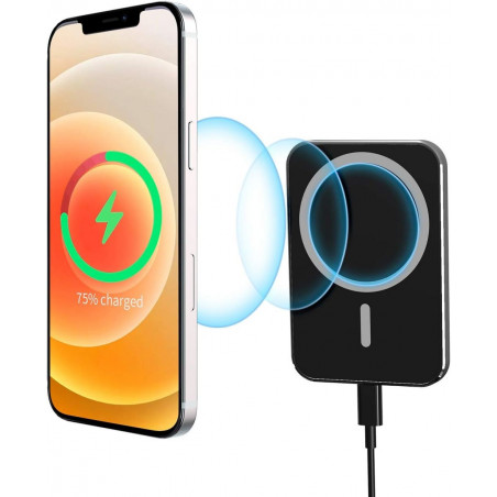 Magnetinis automobilinis telefono kroviklis su bevieliu krovimu 15W M1