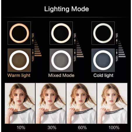 Žiedinė LED lempa LS48 360W