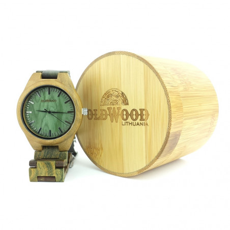 Medinis laikrodis OldWood MW11