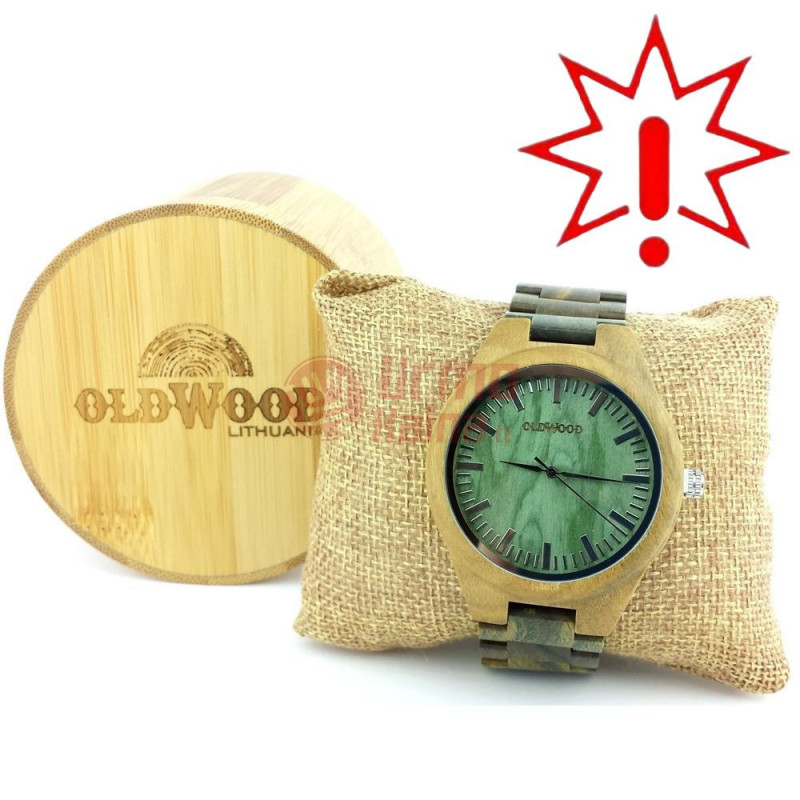 Medinis laikrodis OldWood MW11 (Prekė su defektu 9902328)