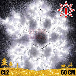 Kalėdinė LED dekoracija Snaigė 60cm ST CL2 (Prekė su defektu 9902333)