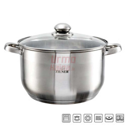 Nerūdijančio plieno puodas 26 cm ZL-7308