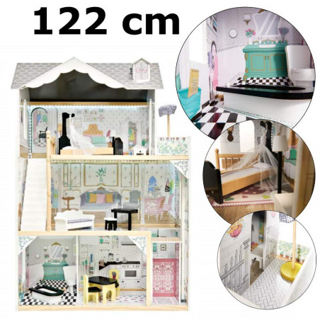 Lėlių namas MDF 122cm