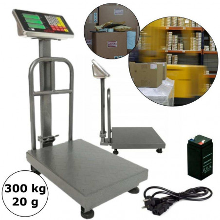 Platforminės svarstyklės 3002BMFM (300 kg, 50x40)
