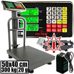 Platforminės svarstyklės 3002BMFM (300 kg, 50x40) (Prekė su defektu 9902349)