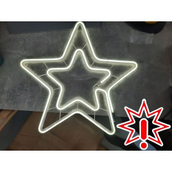 Kalėdinė LED dekoracija Žvaigždė Neon 55 cm (Prekė su defektu 9902351)