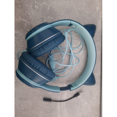 Žaidimų ausinės Cat Ears RGB A2 (Prekė su defektu 9902356)