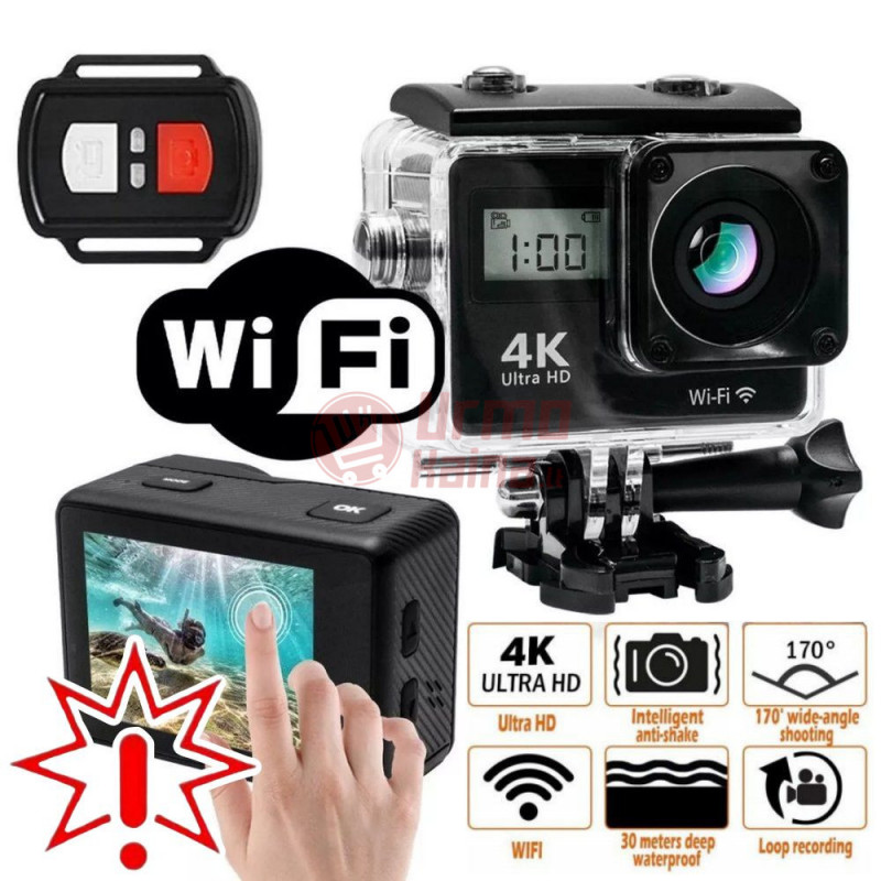 Veiksmo kamera Go Sport Pro F5 | 4K UltraHD WIFI (Prekė su defektu 9902418)