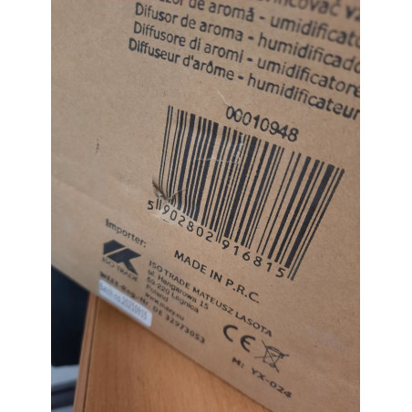 Oro drėkintuvas, difuzorius IT2 300 ml USB, šviesiai rudas (Prekė su defektu 9902442)