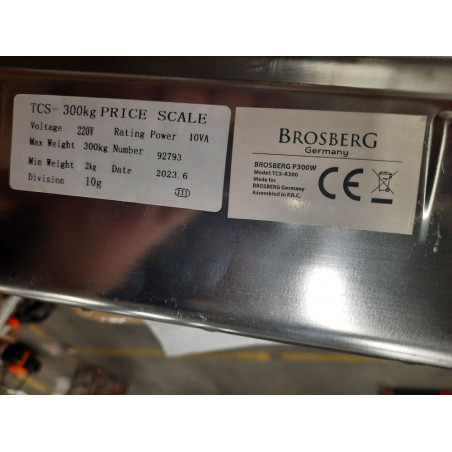 Belaidės platforminės svarstyklės BROSBERG P300W (Prekė su defektu 9902453)