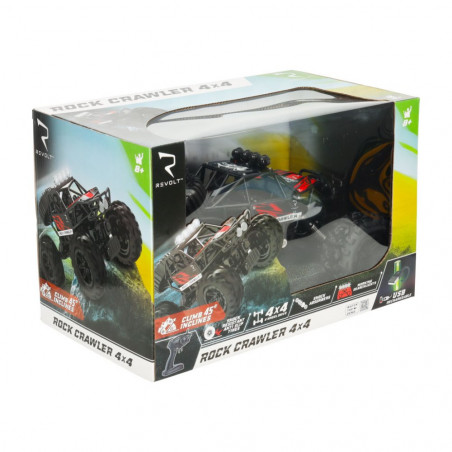 RC mašinėlė su pultu REVOLT Rock Crawler 4x4 2.4GHz
