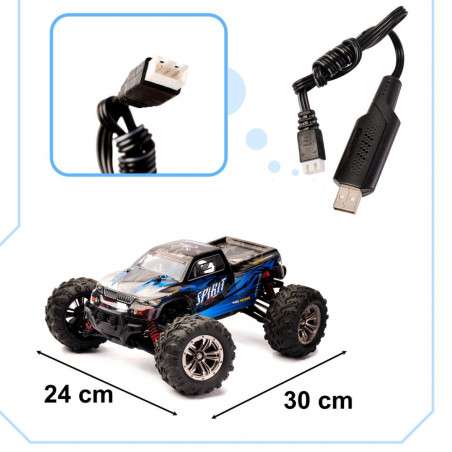 RC mašinėlė su pultu SPIRIT BR 1:16 4CH 52km/h