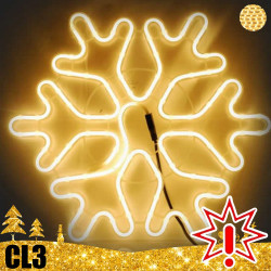 Kalėdinė LED dekoracija Snaigė Neon 50 cm CL3
