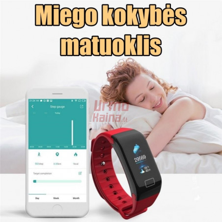 Išmanioji apyrankė su spaudimo matuokliu A03 PLUS