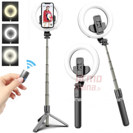 Asmenukių lazda su žiedine lempa B7 Tripod