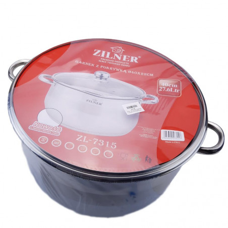 Nerūdijančio plieno puodas 30cm ZL-7310