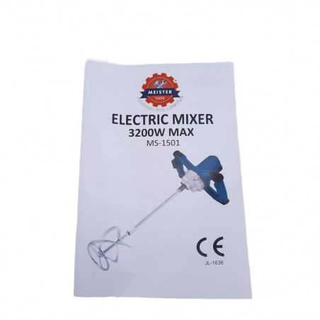 Elektrinis maišytuvas Meister 3200 W 2 antgaliai