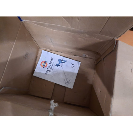 Elektrinis maišytuvas - statybinis mikseris Meister 3200 W + 2 antgaliai (Prekė su defektu 9902539)