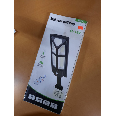 Gatvės šviestuvas su saulės elementu SL182 180W (Prekė su defektu 9902543)