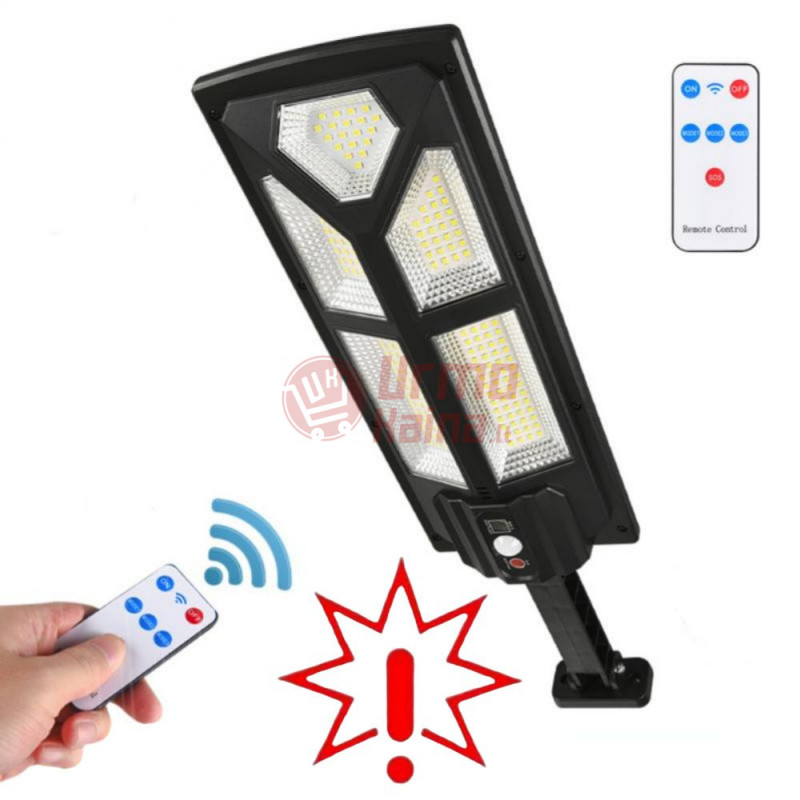 Gatvės šviestuvas su saulės elementu SL182 180W (Prekė su defektu 9902543) Gatvės šviestuvas su saulės elementu SL182 180W (Prekė su defektu 9902543)