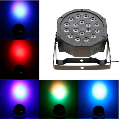 LED RGB šviesos efektas vakarėliams