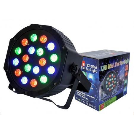 LED RGB šviesos efektas vakarėliams
