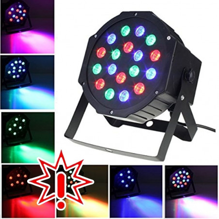LED RGB šviesos efektas vakarėliams (Prekė su defektu 9902575)
