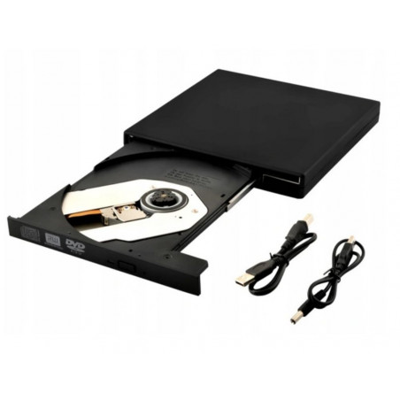 Nešiojamas išorinis CD DVD kompaktų skaitytuvas ir įrašymo įrenginys HC04