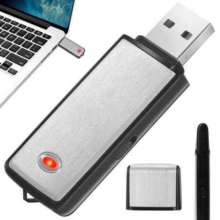 Slaptas mini diktofonas - USB įrašymo įrenginys
