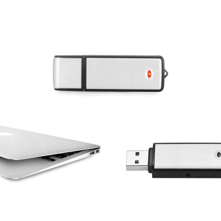 Slaptas mini diktofonas - USB įrašymo įrenginys