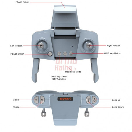 Dronas Syma X30 GPS 4K Combo