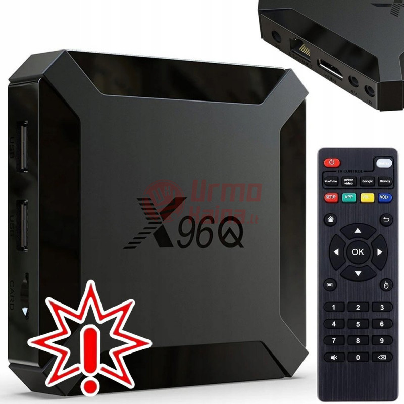 Multimedijos grotuvas Android Smart TV BOX VEG1 (Prekė su defektu 9902598)