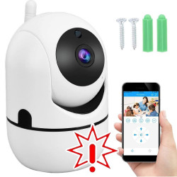 Vidaus IP stebėjimo kamera - mobili auklė SK02 su Wi-fi (Prekė su defektu 9902606)
