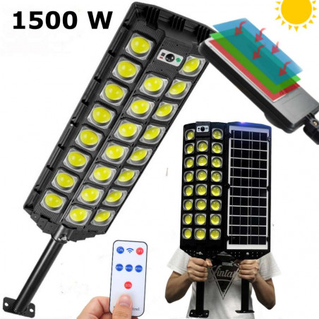 Gatvės šviestuvas su saulės elementu SL4015 1500 W