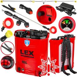 Akumuliatorinis sodo purkštuvas LEX, 16L (Prekė su defektu 9902641)