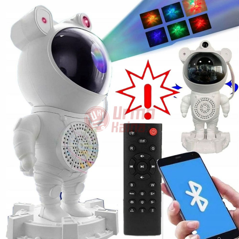 LED žvaigždyno projektorius astronautas Galaxy PRO BT (Prekė su defektu 9902655)