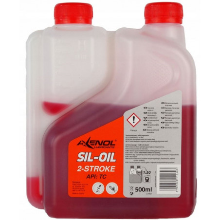 Dviejų taktų variklių alyva mišiniui Axenol SIL-OIL 2T 500 ml