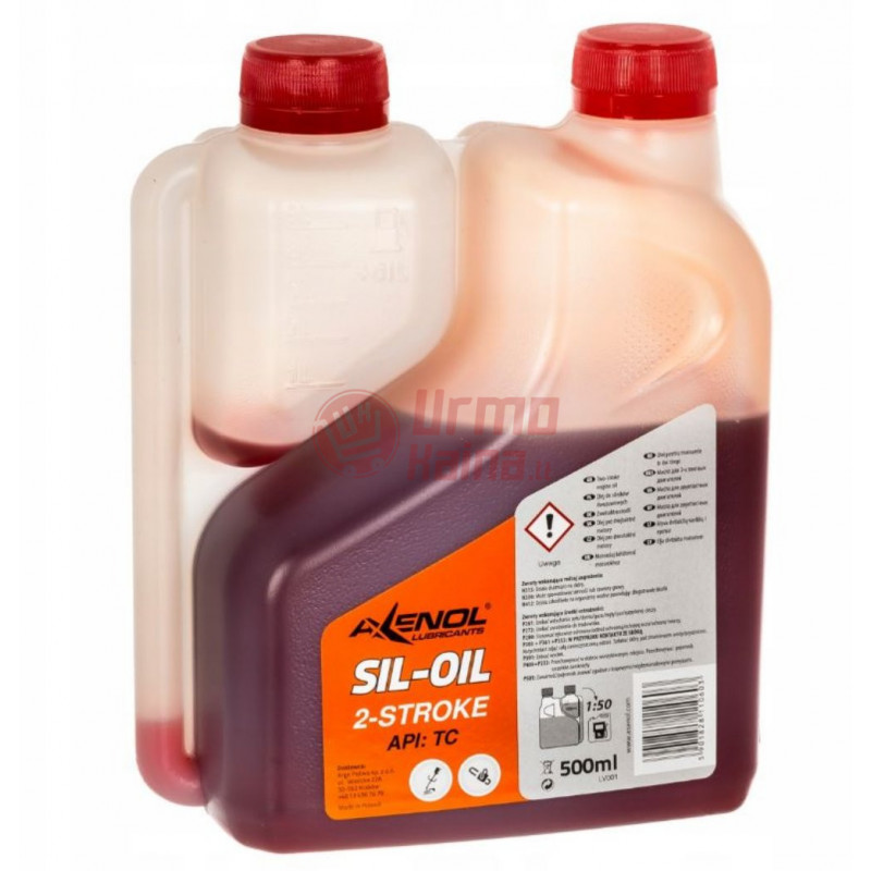 Dviejų taktų variklių alyva mišiniui Axenol SIL-OIL 2T 500 ml Dviejų taktų variklių alyva mišiniui Axenol SIL-OIL 2T 500 ml