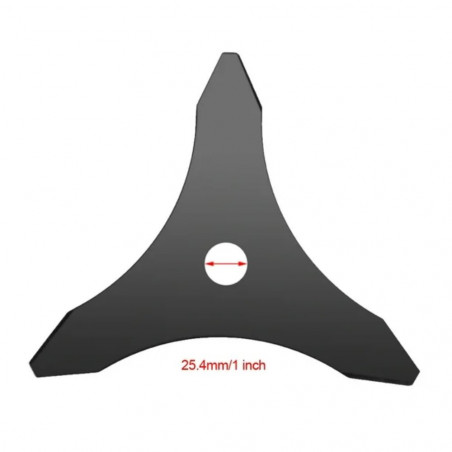 Trimerio peilis 3 dantų, 25 cm, 25.4 mm