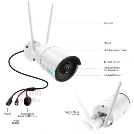 IP stebėjimo kamera Reolink RLC-410W