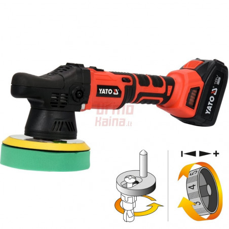 Poliravimo mašinėlė YATO 18 V 3 Ah YT-82920