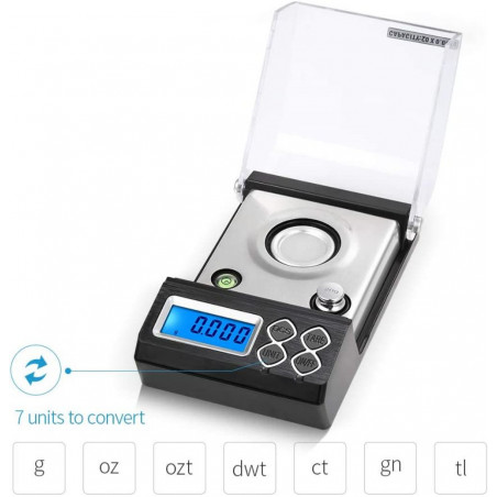 Laboratorinės graminės svarstyklės CT-33 50-0,001g