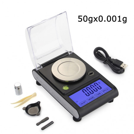 Laboratorinės graminės svarstyklės 6301 50 g - 0,001 g